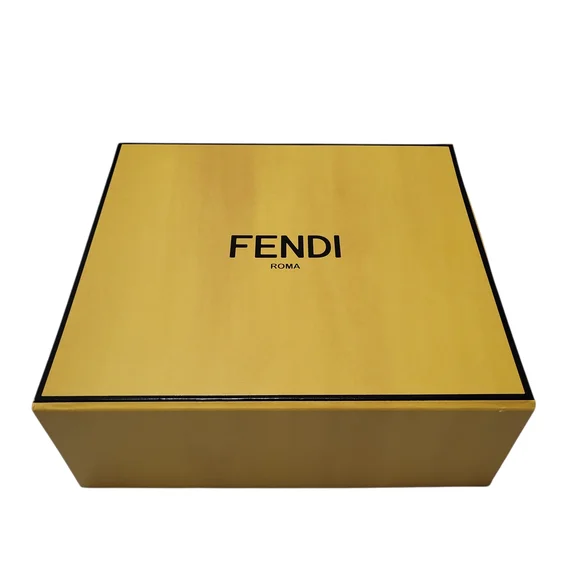 Fendi Magnetic Gift Box Empty Decorative Storage Organizer 9.5 x 8.75 x 3.75 in - Picture 14 of 14
